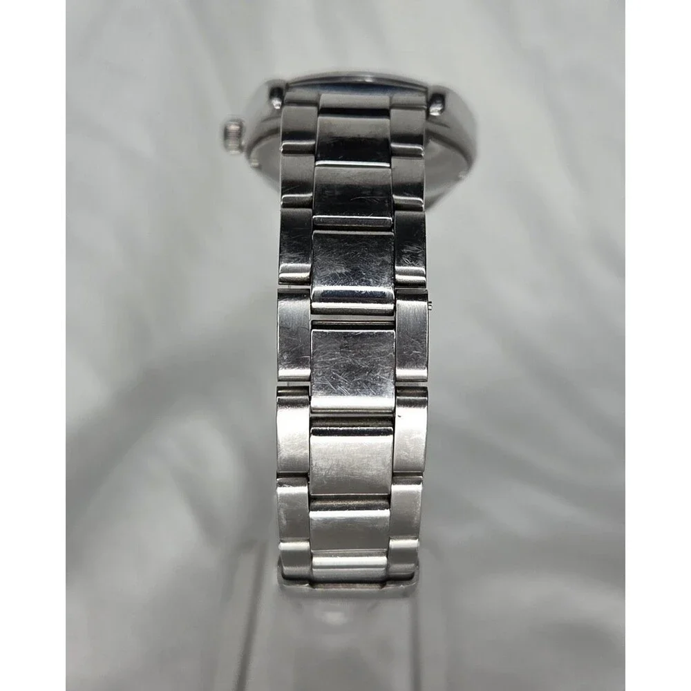 Vtg Fossil Steel Watch FS-2511 Mens 33mm Case Quartz Analog w/ New Battery